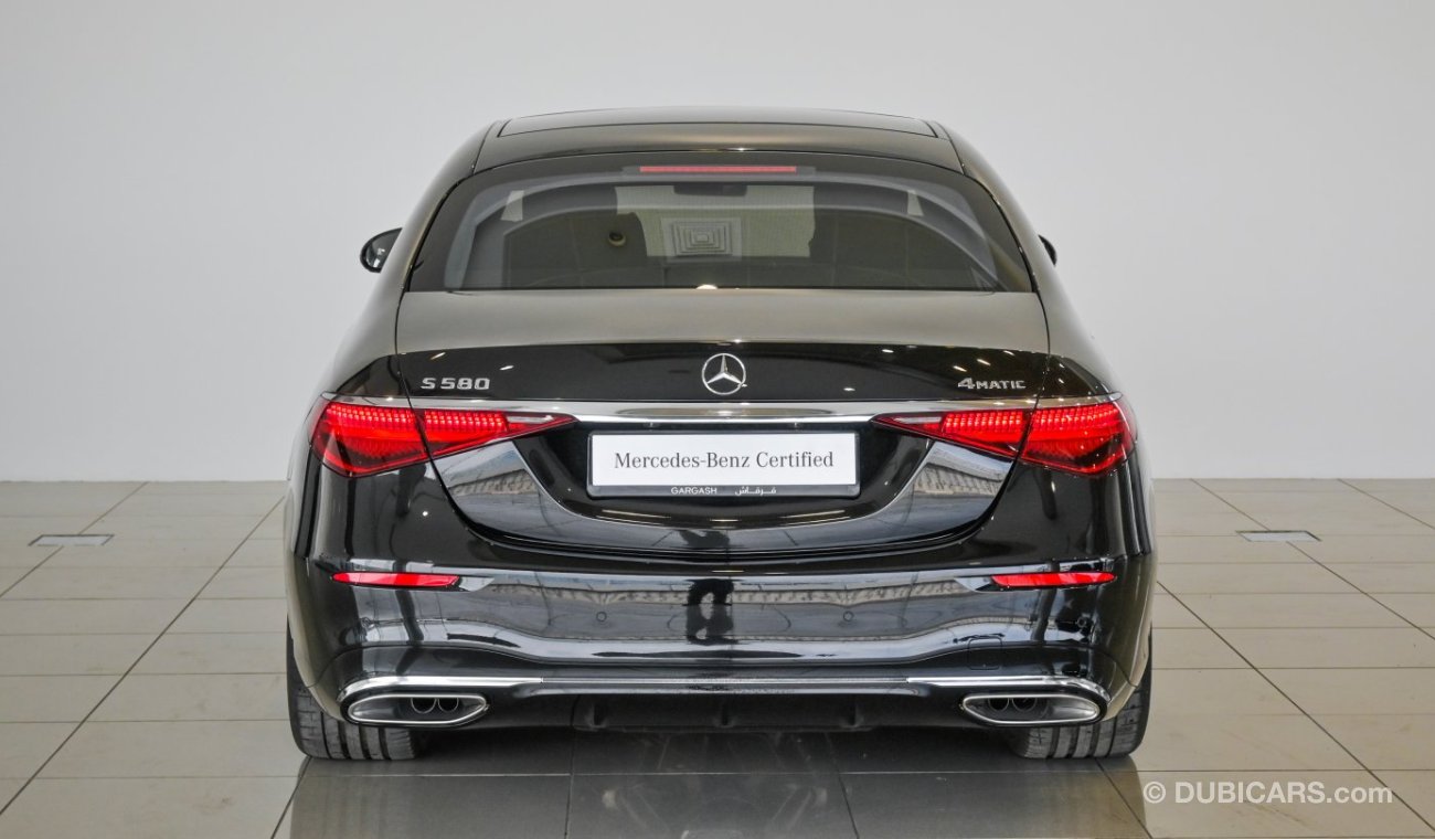 Mercedes-Benz S 580 4M SALOON / Reference: VSB 32908 Certified Pre-Owned with up to 5 YRS SERVICE PACKAGE!!!