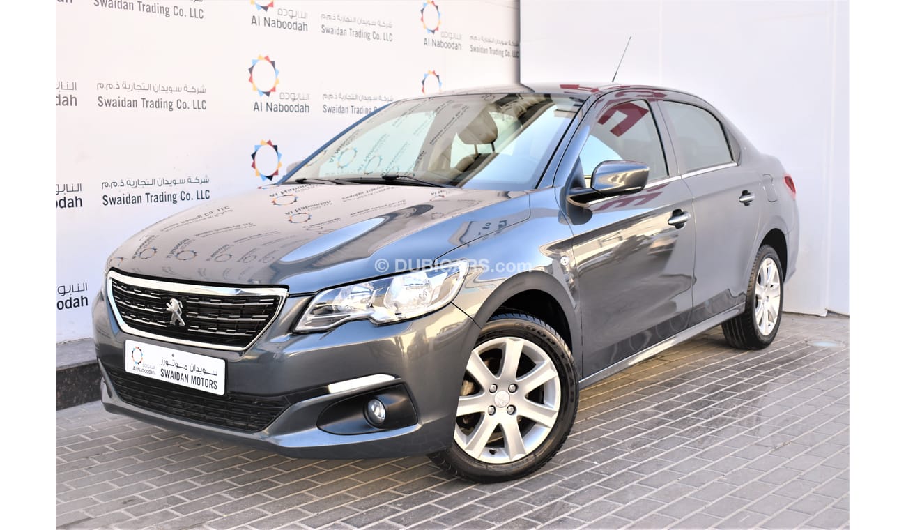 Peugeot 301 1.6L ALLURE 2018 GCC AGENCY WARRANTY UP TO 2023 OR 200,000KM