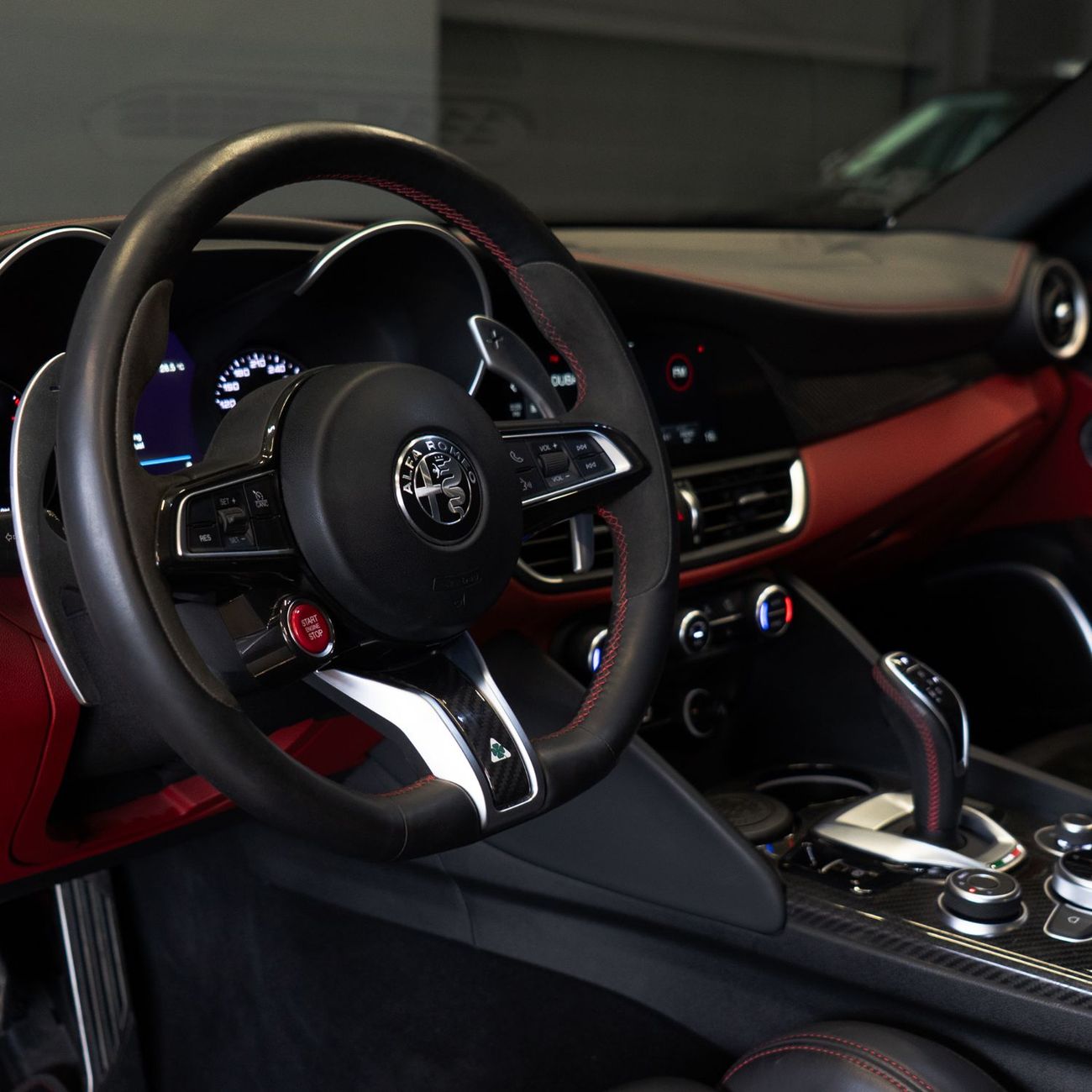 Alfa Romeo Giulia Quadrifoglio 2.9L (505 HP) AED 3,161 pm • 0% Downpayment • Alfa Romeo Giulia Quadrifoglio • 1 Year W