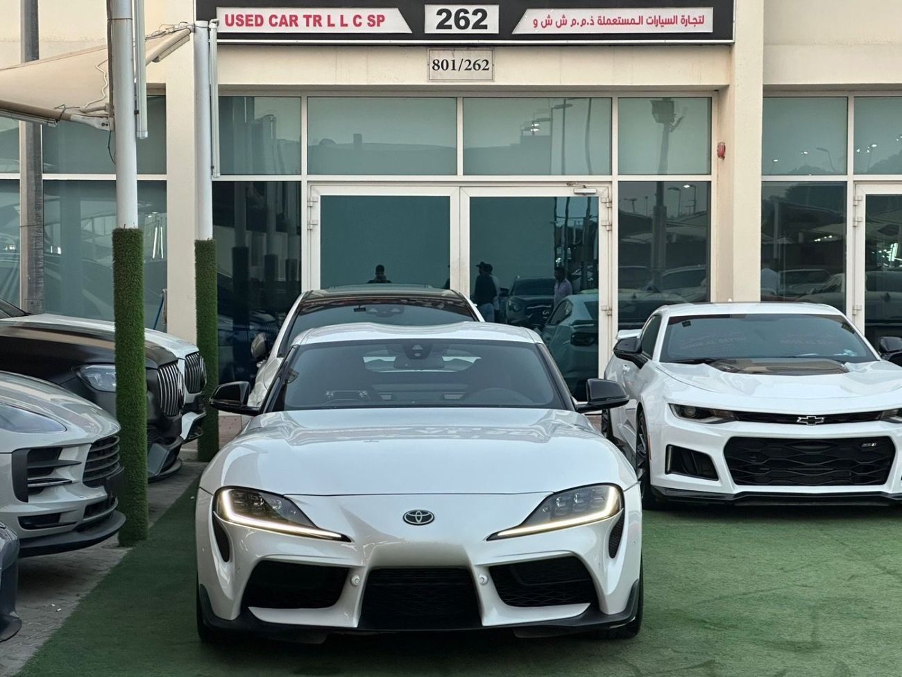 تويوتا سوبرا ‎تويوتا سوبرا جي ار خليجي 2022 ‎تشييكات الوكالة  ‎صبغ وكالة بحالة الوكالة V6 ‎فل اوبشن فل كاربن فايب