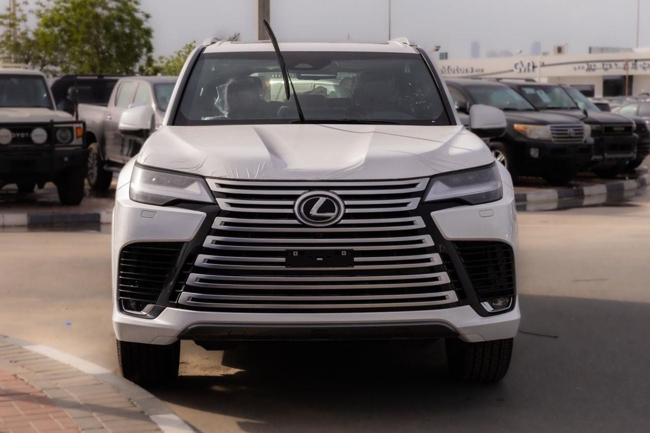 Lexus LX 700h 2025 LEXUS LX700h 3.5L TURBOSPORT HYBRID WHITE / MAROON