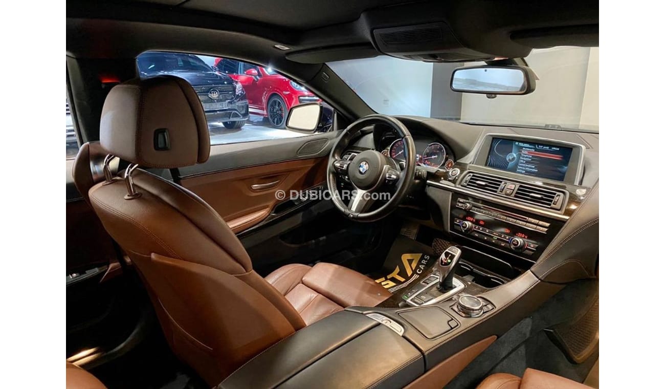 بي أم دبليو 640i 2015 BMW 640i Gran Coupe M Sport, Warranty, Full BMW Service History, GCC