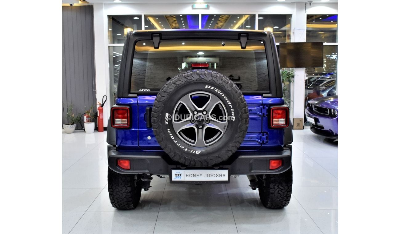 Jeep Wrangler EXCELLENT DEAL for our Jeep Wrangler Unlimited Sport ( 2018 Model ) in Blue Color GCC Specs