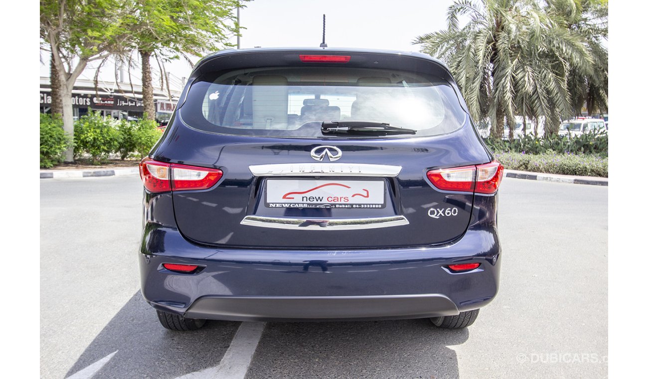 إنفينيتي QX60 INFINITI QX 60 - 2015 - GCC - ZERO DOWN PAYMENT - 1795 AED/MONTHLY - 1 YEAR WARRANTY