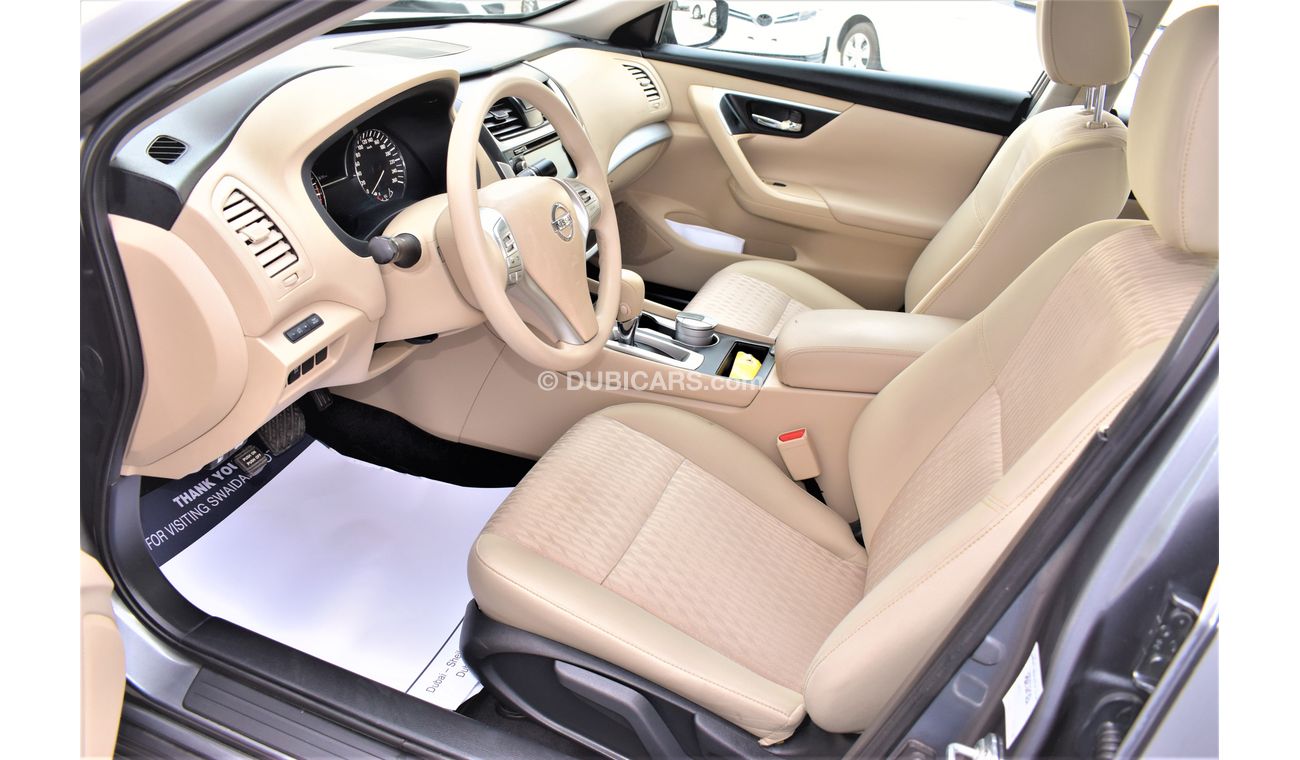 Nissan Altima AED 1135 PM | 0% DP | 2.5L S GCC WARRANTY NAVIGATION REAR CAMERA