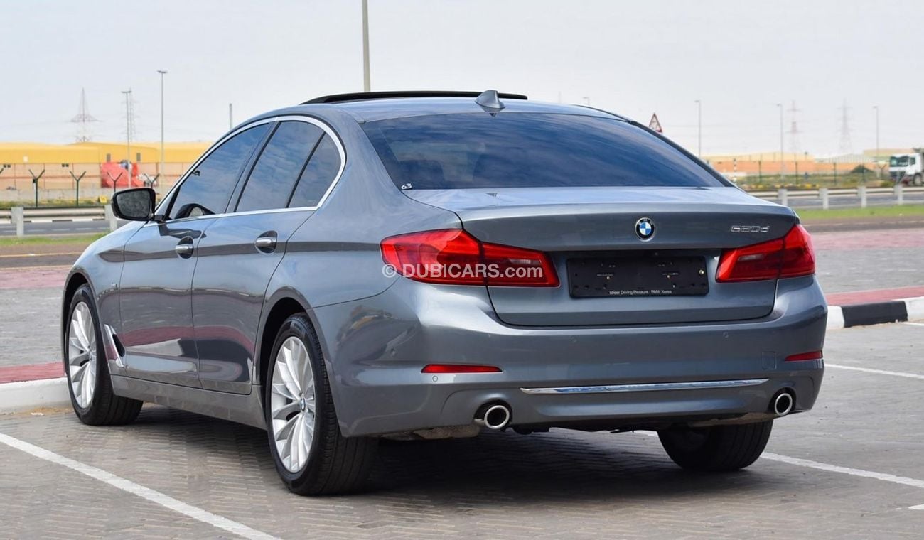 BMW 520i d LUXURY LINE  DIESEL 2018 PERFECT CONDITION FREE ACCIDENT ORIGINAL PAINT