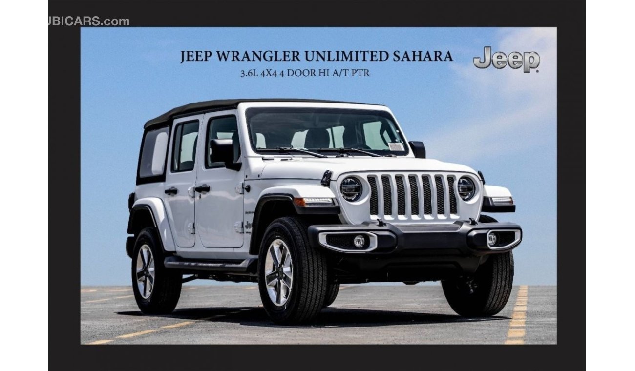 جيب رانجلر JEEP WRANGLER UNLIMITED SAHARA 3.6L 4X4 4 DOOR HI A/T PTR [EXPORT ONLY]