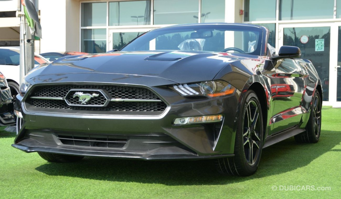 Ford Mustang Mustang Eco-Boost Convertible V4 2019/Premium FullOption/Low Miles Very Good Condition