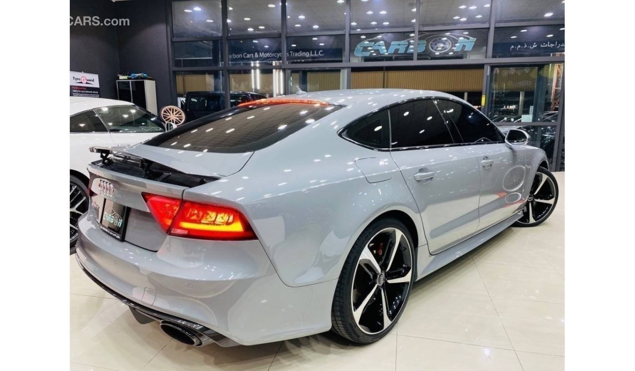 Audi RS7 EWB AUDI RS7 GCC IN AMAZING CONDTION WITH NARDO GRAY ORIGINAL COLOR  FOR 189K AED