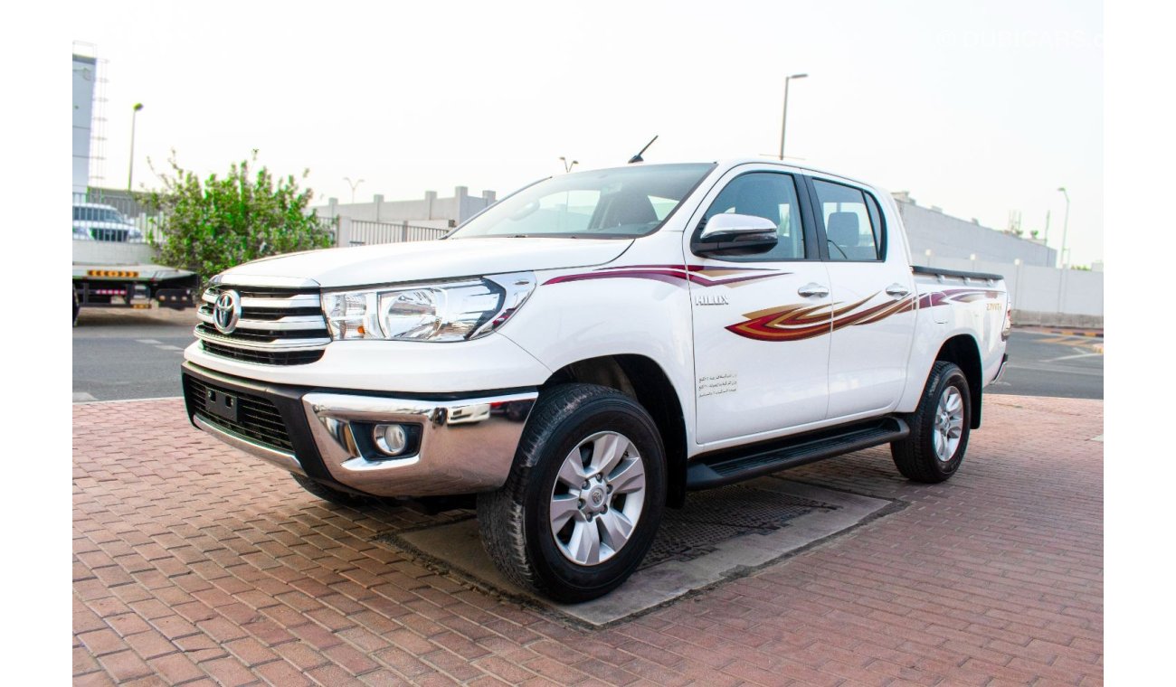 Toyota Hilux GLX 2018 | TOYOTA HILUX GLX | SR5 DOUBLE CAB | 4X4 2.7L V4 5-SEATER | GCC | VERY WELL-MAINTAINED | S