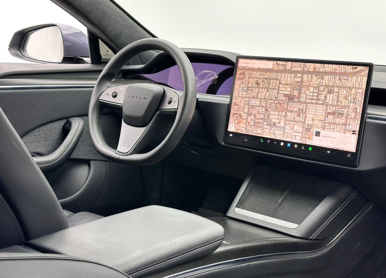 Tesla Model S Plaid (AWD) 2023 Tesla Model S Plaid, May/2027 Tesla Warranty, Tesla Full Service History, GCC