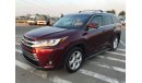 Toyota Highlander LIMITED OPTION WITH LEATHER SEATS, SUNROOF AND PUSH START