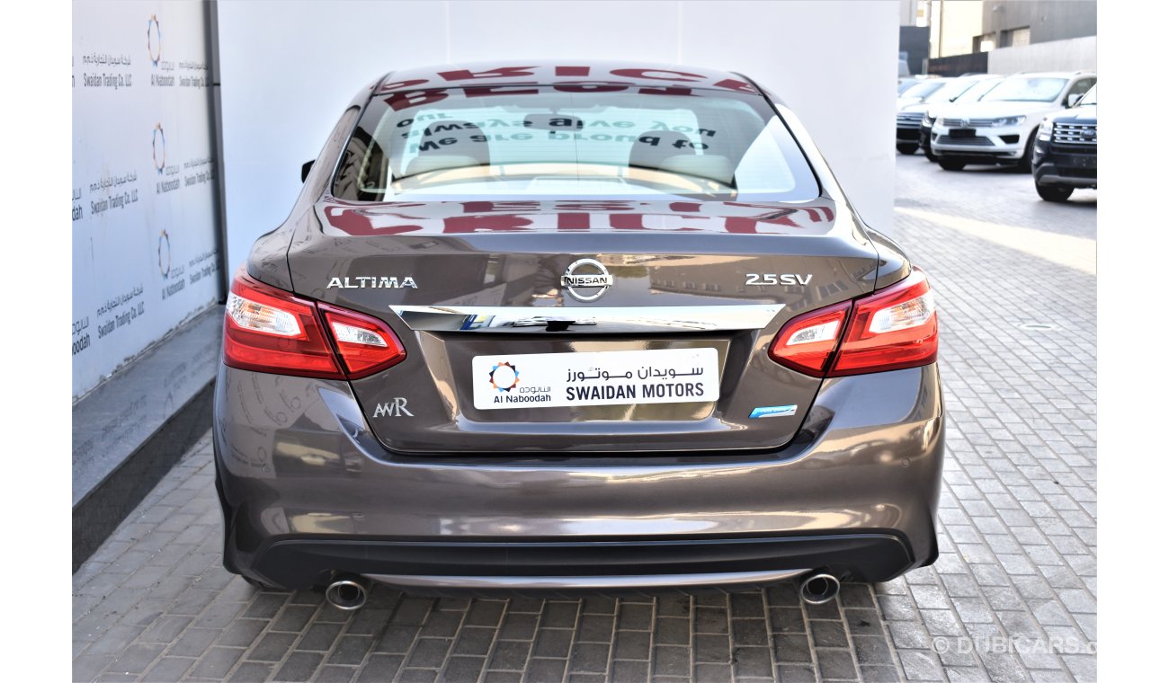 Nissan Altima 2.5L SV 2017 GCC SPECS DEALER WARRANTY