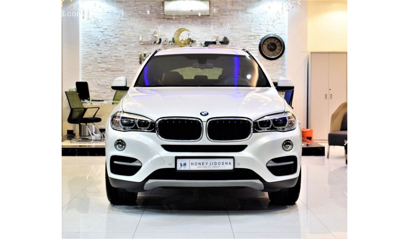 بي أم دبليو X6 AMAZING BMW X6 X-Drive 35i 2015 Model!! in White Color! GCC Specs