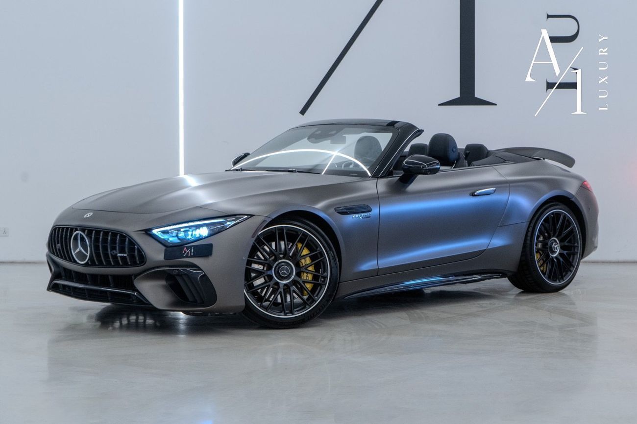 مرسيدس بنز SL 63 AMG Roadster SE Performance 2022 Mercedes Benz SL63 AMG 4MATIC+Roadster, Gargash Warranty Till 2027,Full