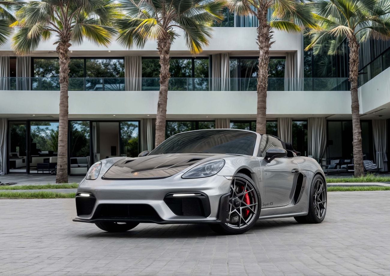 بورش 718 سبيدر 718 Spyder Rs Weissach | 12,338 P.M | 0% Downpayment | Agency Warranty!