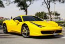 فيراري 458 Std 4.5L GCC SPEC NEAT AND CLEAN