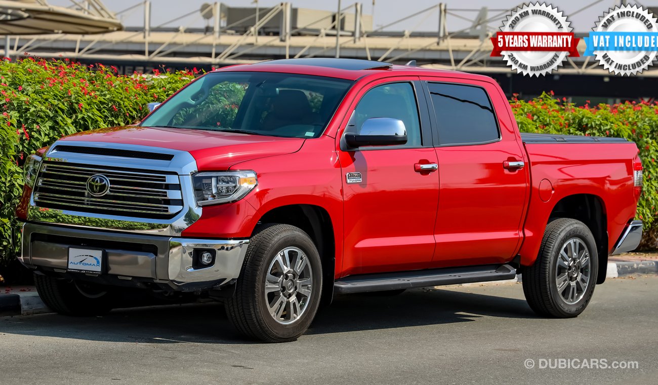 Toyota Tundra 1794 Edition , V8 5.7L , 0Km , 2021 , With 5 Yrs or 200K Km WNTY @Dynatrade