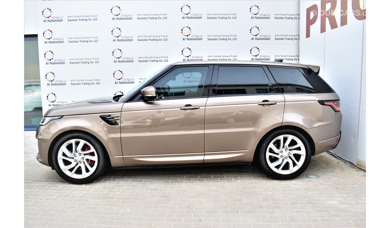 Land Rover Range Rover Sport Supercharged 5.0L V8 SUPERCHARGED 2018 GCC WITH SERVICE CONTRACT AND WARRANTY FROM AL TAYER