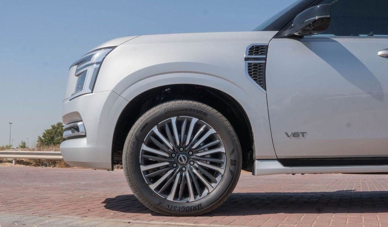 نيسان باترول 2025 Nissan Patrol 3.5L Twin turbo LE Platinum (Silver)