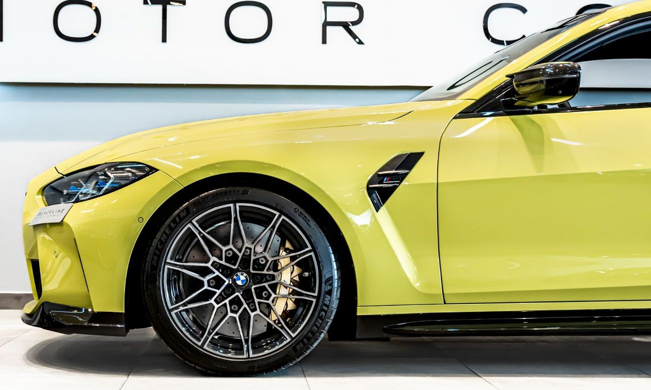 بي أم دبليو M4 2024 BMW M4 Competition, 2028 BMW Warranty + Service Contract, Akrapovic Exhaust, Low KMs, GCC