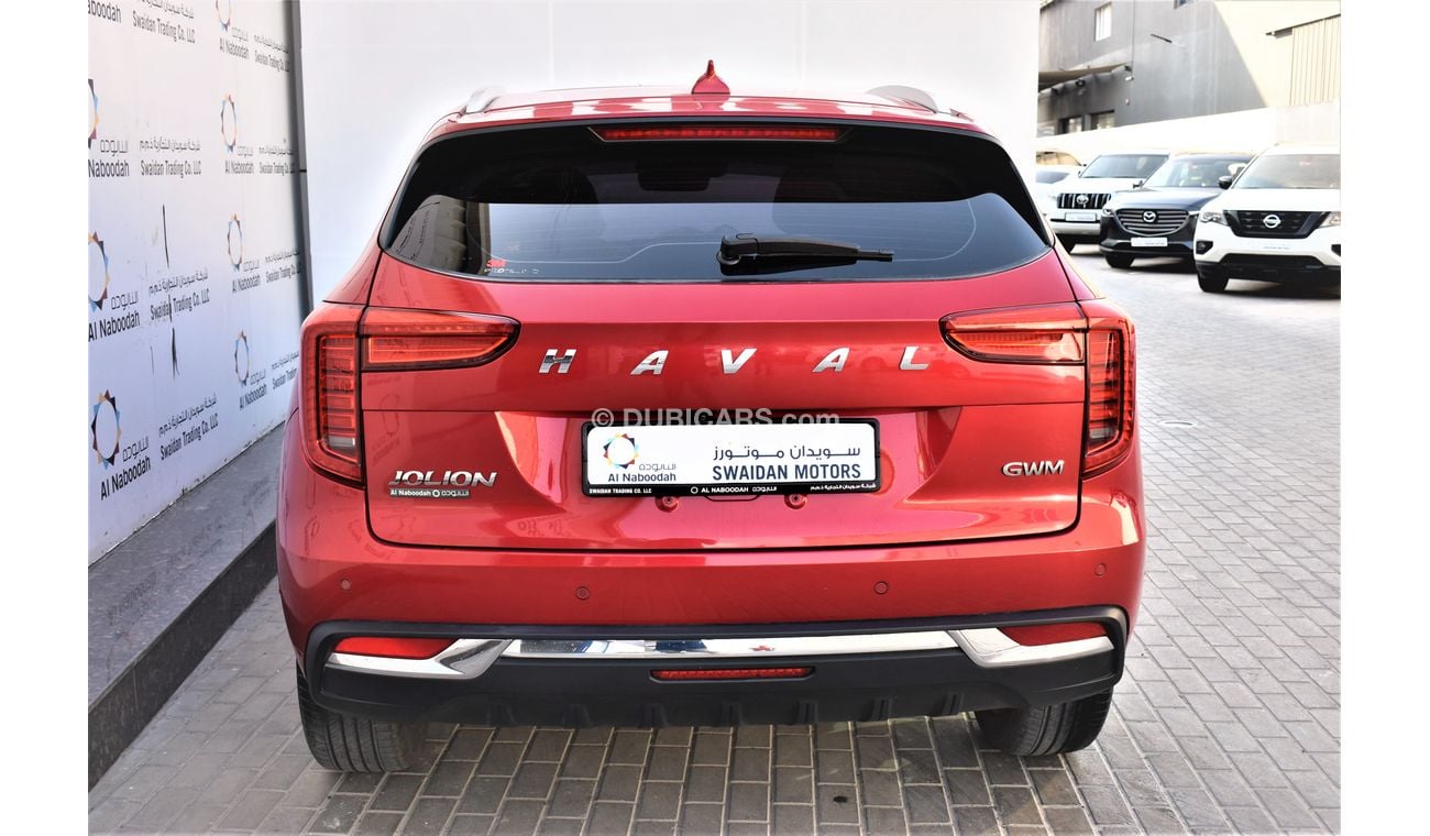 Haval Jolion AED 1370 PM | 1.5L TC SUPREME GCC AGENCY  WARRANTY