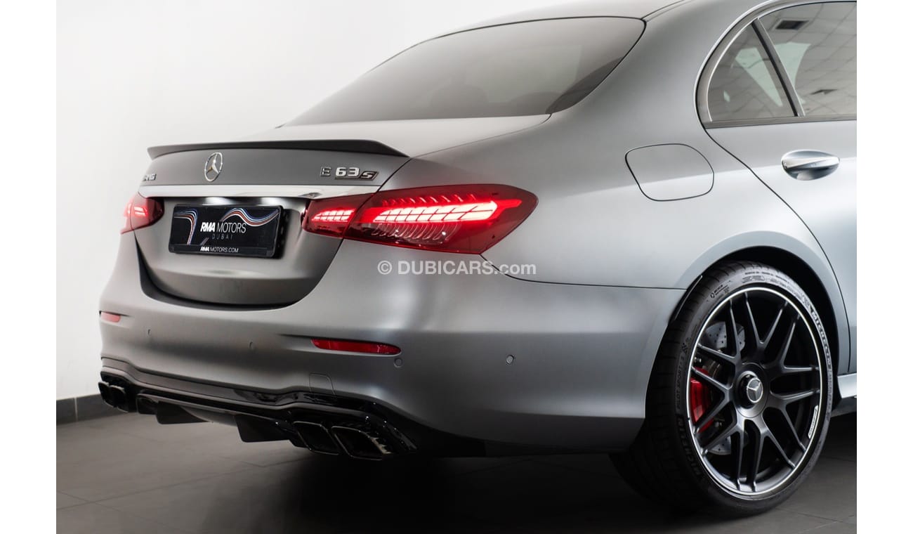 Mercedes-Benz E 63 AMG 4MATIC+ 2021 Mercedes E63S AMG 4 Matic+ / New Delivery Mileage / Mercedes Warranty and Gargash File 