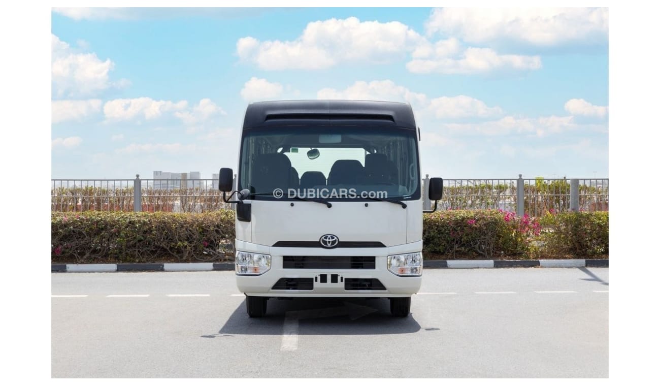 تويوتا كوستر 2023 Toyota Coaster 4.2L 23 Seats + 3 Point Seat Belt + Auto Pass. Door + Door Step Light