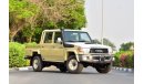 Toyota Land Cruiser Pick Up 79 DOUBLE CAB LX  LIMITED V8 4.5L TURBO DIESEL 6 SEAT 4WD MANUAL TRANSMISSION(LOWEST EXPORT PRICE )