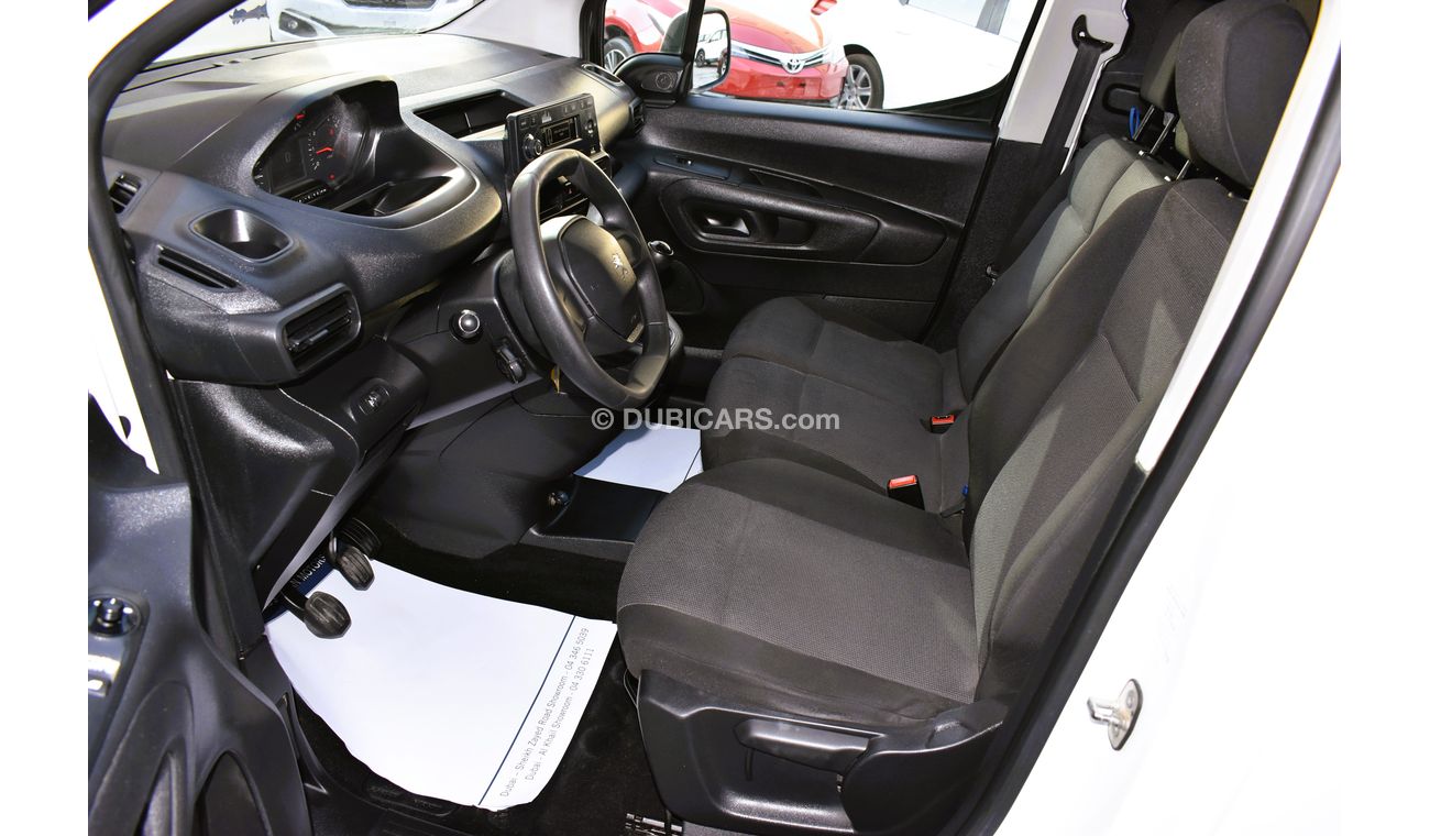 Peugeot Partner AED 719 PM | 1.6L MT VAN GCC AGENCY WARRANTY