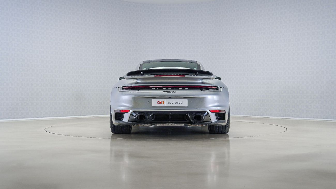 Porsche 911 Turbo 3.8L (580 HP) Coupe | AED 10,633 PM | Warranty March 2026 | GCC