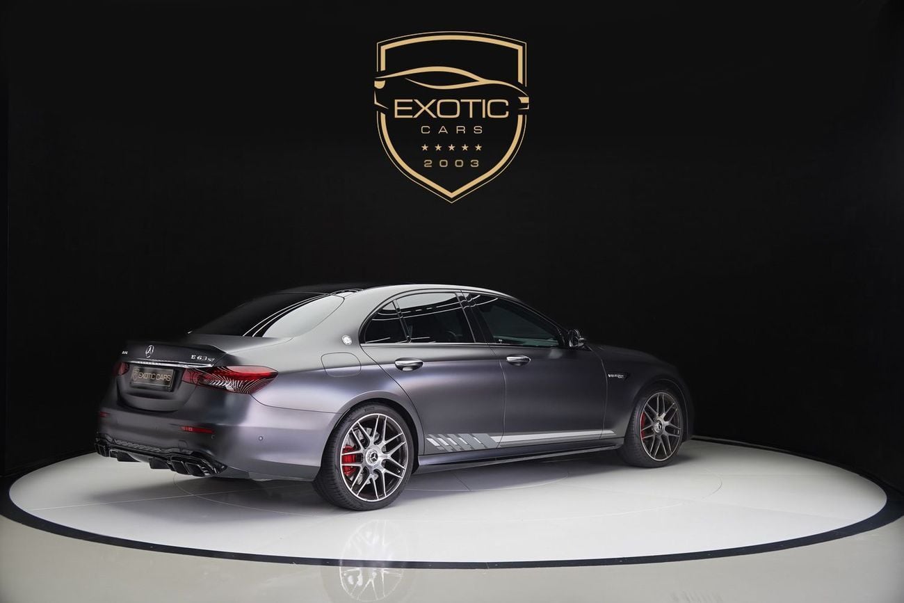 مرسيدس بنز E 63S  1 OF 999