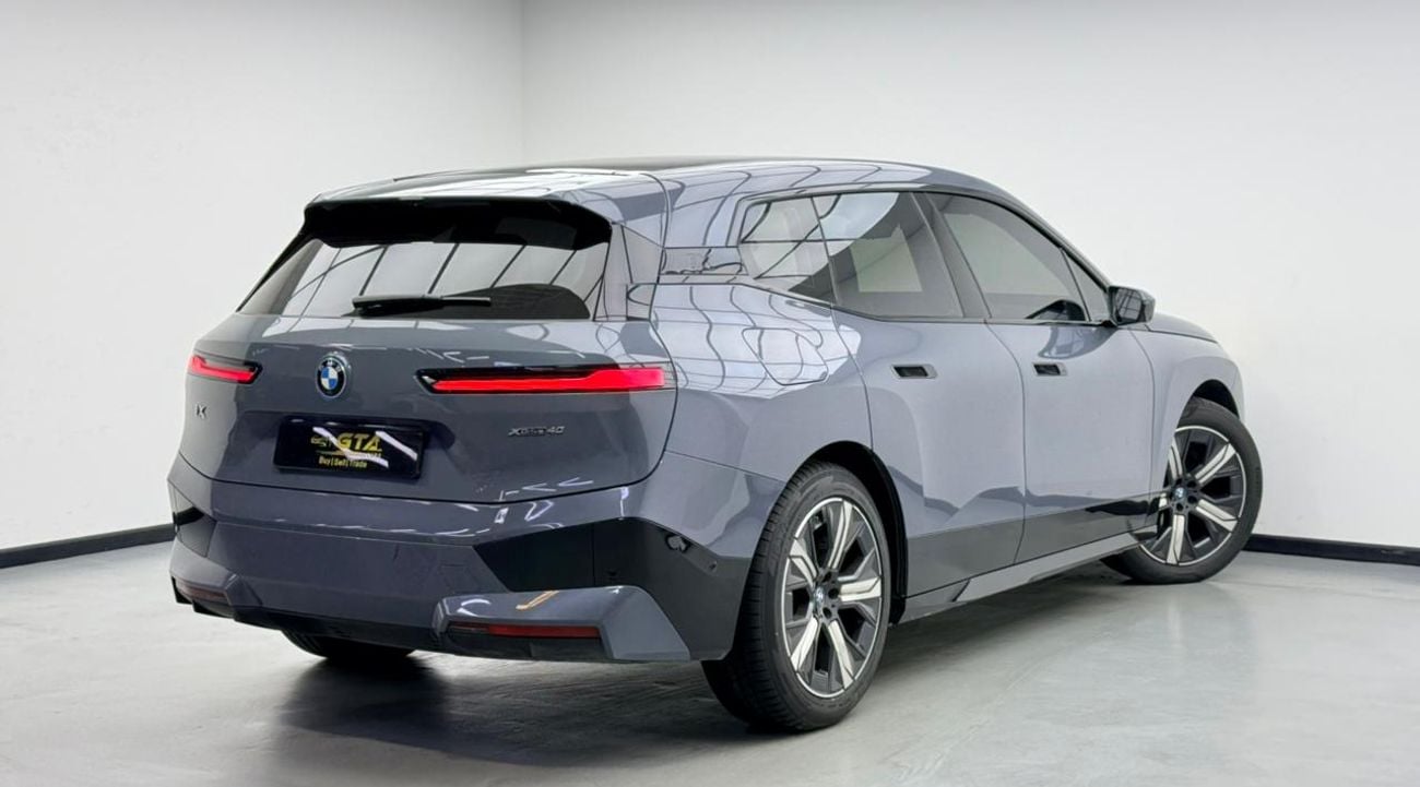 BMW iX XDRIVE40 2023 BMW iX xDrive 40, BMW Warranty+Service Contract+Full Service History, GCC