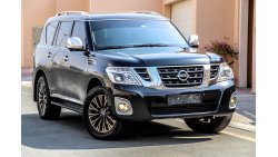 Nissan Patrol Platinum 2016 GCC under Warranty with Zero Down-Payment.