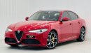 ألفا روميو جوليا 2020 Alfa Romeo Giulia Veloce, DEC 2025 Agency Warranty + Service Contract, Full Agency Service Hist