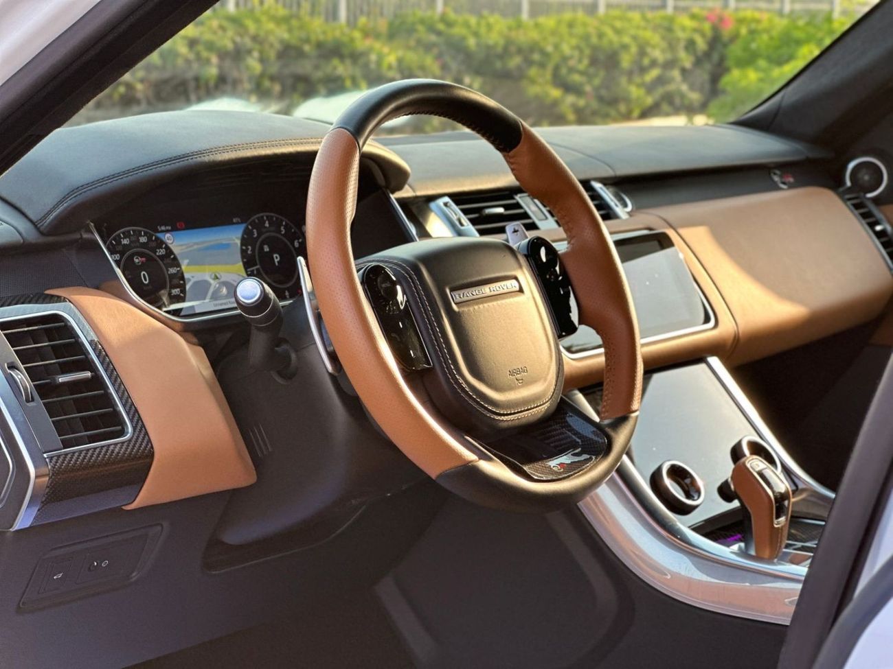 Land Rover Range Rover Sport RANGE ROVER SVR MODEL 2018 KILOMETERS 78000 GCC Counter service at Al Tayer Agency until 2028