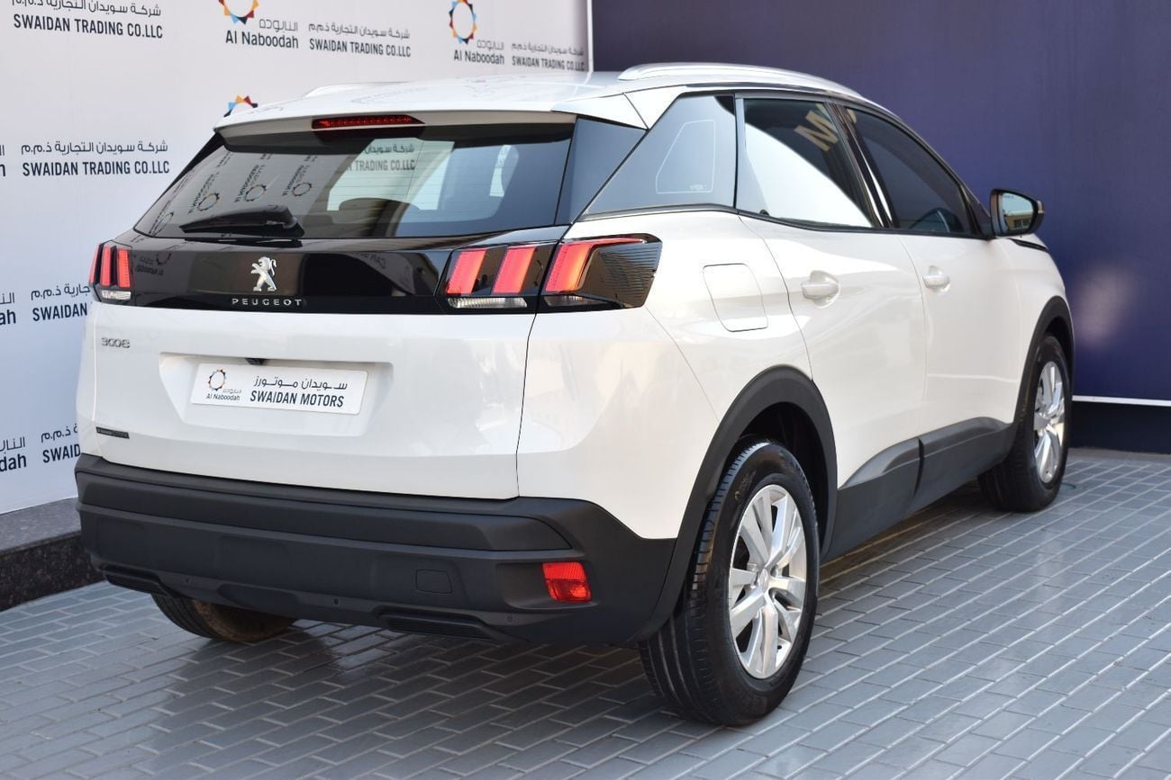 بيجو 3008 AED 1069 PM  ACTIVE 1.6 TC AT GCC MANUFACTURER WARRANTY 2028 OR 100K KM