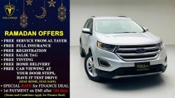 Ford Edge SEL + LEATHER SEAT + BIG SCREEN + ECOBOOST / GCC / 2016 / DEALER WARRANTY UP 3/1/2023 /1150 DHS P.M