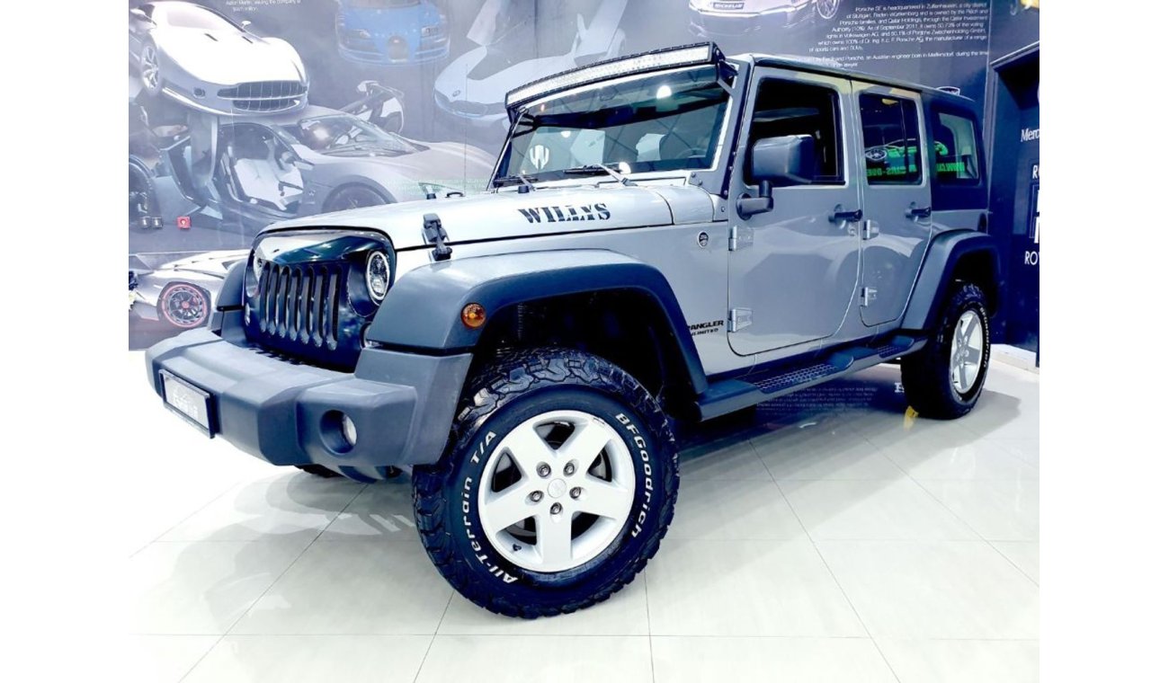 Jeep Wrangler UNLIMITED WILIYS 4 DOORS - 2015 - GCC - UNDER WARRANTY ( 1,200 AED PER MONTH )