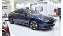 Honda Accord Coupe EXCELLENT DEAL for our Honda Accord Coupe V6 ( 2017 Model ) in Blue Color GCC Specs