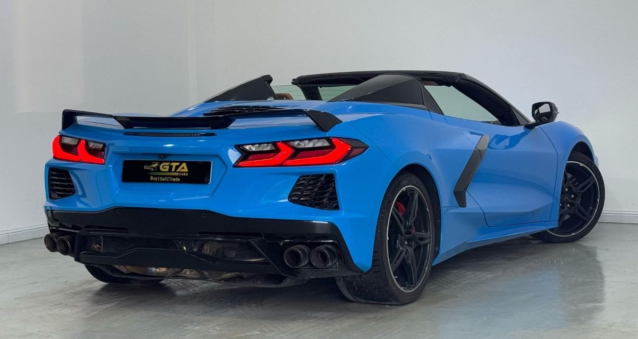 شيفروليه كورفت 3LT 6.2L (490 HP) Convertible 2021 Chevrolet Corvette Stingray Z51 3LT, Warranty, 2027 Chevrolet Ser