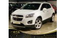 Chevrolet Trax LTZ, Warranty, Full History, GCC. Low Kms