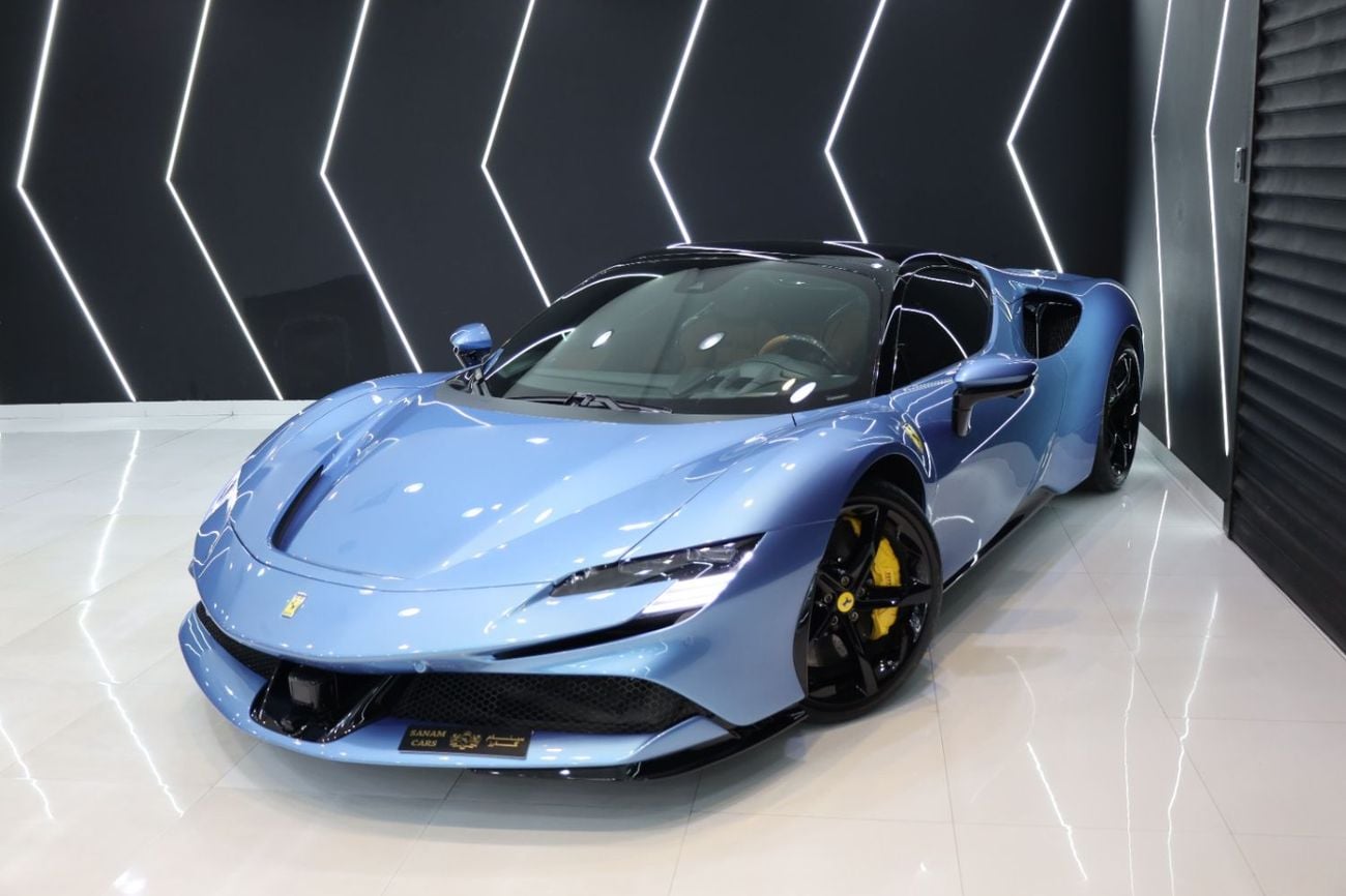 فيراري SF90 ستراديل SPIDER JBL Audio, Carbon Fiber Interior, ADAS Full Pack, Dealer Service Package!!