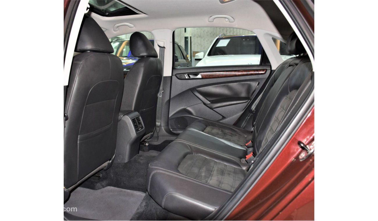 فولكس واجن باسات EXCELLENT DEAL for our Volkswagen Passat FULL OPTION! 2013 Model!! in Burgundy Color! GCC Specs