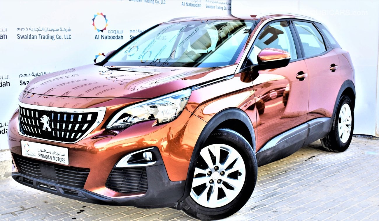 Peugeot 3008 1.6L 2018 GCC SPECS UNDER AGENCY WARRANTY STARTING FROM 59,900 DHS