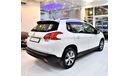 بيجو 2008 AMAZING Peugeot 2008 2015 Model!! in White Color! GCC Specs