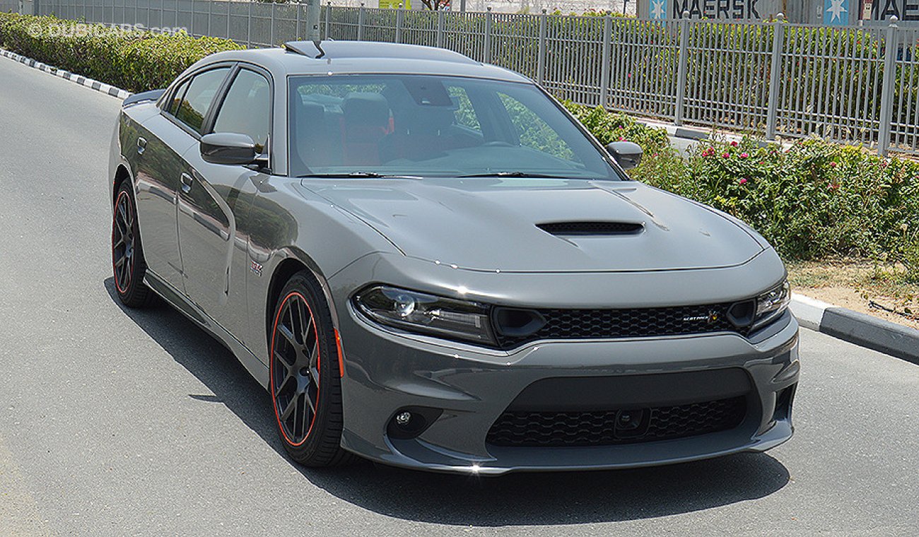 Dodge Charger 2019 SRT Scatpack, 6.4L HEMI V8 GCC, 0km with 3 Years or 100,000km Warranty