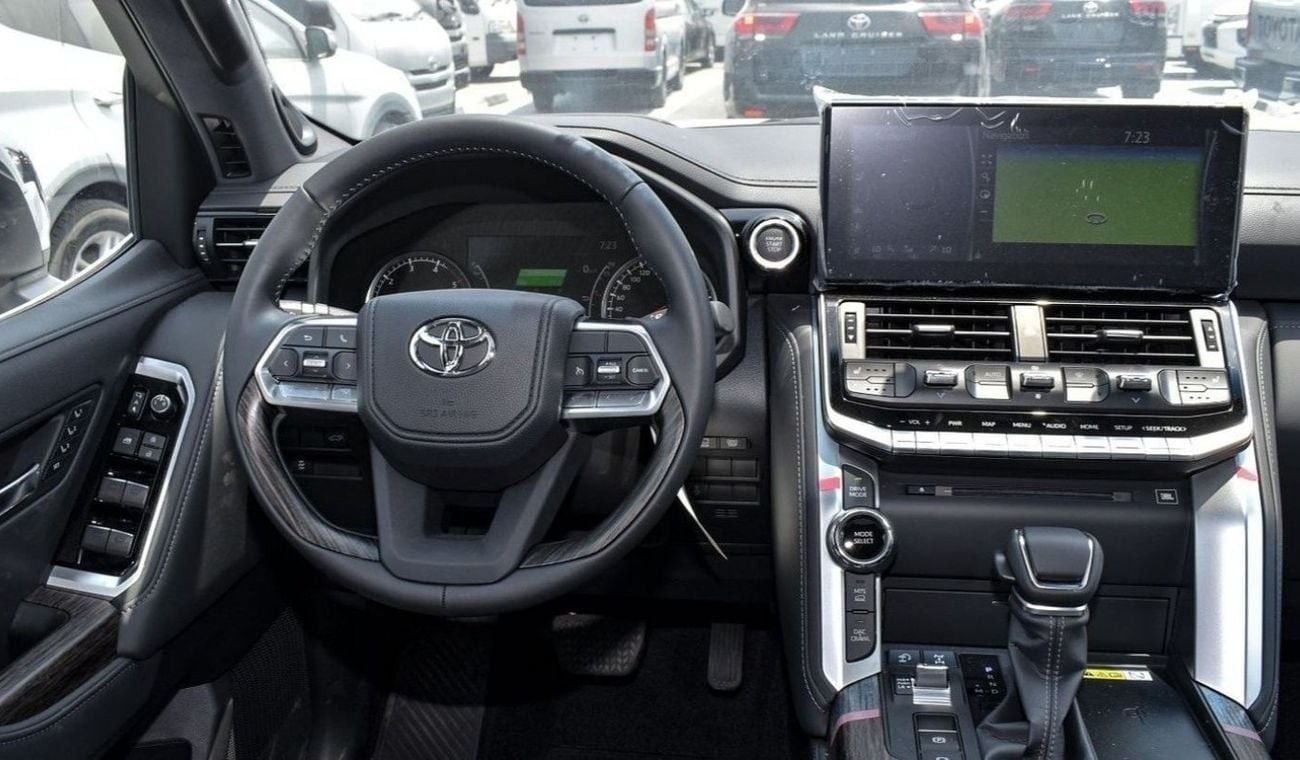 تويوتا لاند كروزر Toyota Land Cruisers VXR 3.5L Twin Turbo Full Option Europe Specs Model 2024 Black color