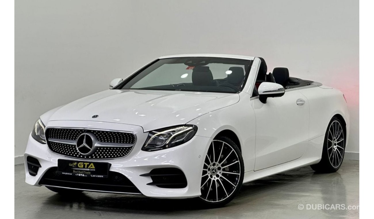 Mercedes-Benz E300 2018 Mercedes Benz E300 AMG Cabriolet, Full Service History, Warranty, GCC