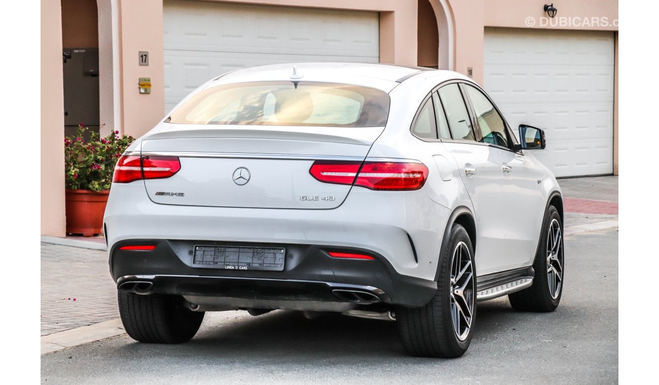 مرسيدس بنز GLE 43 AMG (AVAIL RAMADAN OFFER) 2018 GCC under Agency Warranty with Zero Down-Payment.